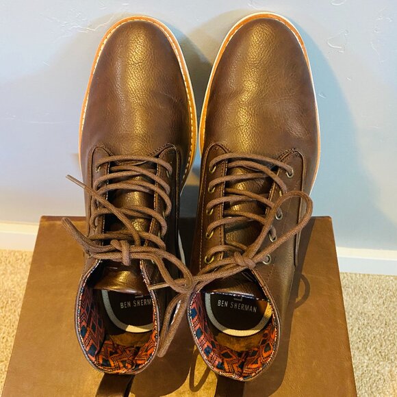 2 Pairs, Ben Sherman Men\'s Chuka\'s, Size US 8, UK 41, Color Brown and Black main image 9